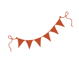 Bunting Rotated Bunting rotated